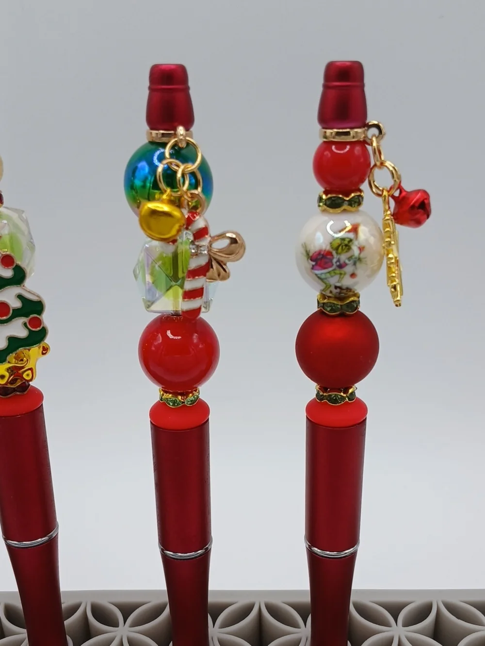Decorative Holiday Charm Pen Set